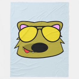ドゴネ犬 フリースブランケット