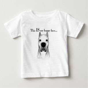 ドゴハッピー顔 ベビーTシャツ