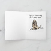 ドゴーンが元気になる カード (内部)