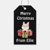 ドゴーンメリークリスマスギフトタグ ギフトタグ (正面)