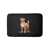 ドゴ最高のカナリオ長袖Tシャツとの生活 バスマット (正面)