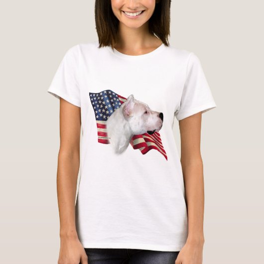 ドゴ・アルゼンチン国旗 Tシャツ (正面)