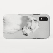 ドゴ·アルゼンチ絵画ノ-オリジナル·ドッグ·アート Case-Mate iPhoneケース (裏面(横))