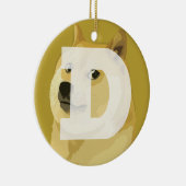 ドジェコインのクリスマス装飾 セラミックオーナメント (右)