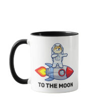 ドジェコインへムーンロケットマン宇宙Doge Crypto