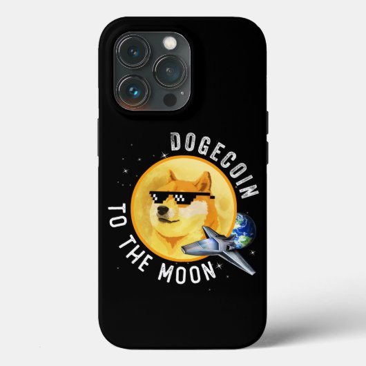 ドジェコインへ月おもしろい暗号通貨ミームMou Case-Mate iPhoneケース (裏面)