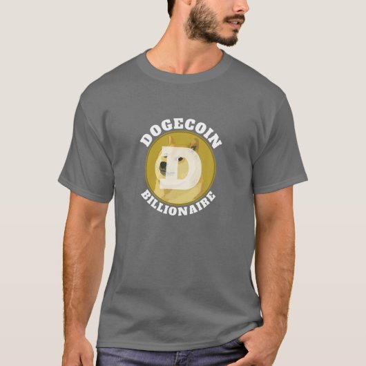 ドジェコイン億万長者 Tシャツ (正面)