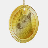 ドジェコイン暗号通貨 セラミックオーナメント (右)