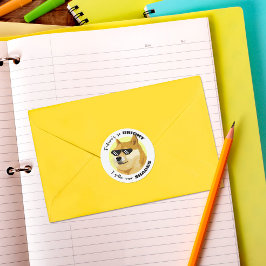 ドジェコイン未来サングラス株式市場の暗号 ラウンドシール