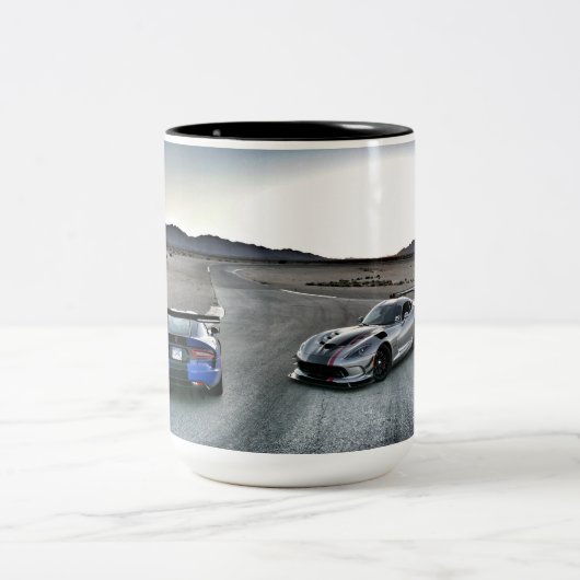 ドジャースの毒蛇のコーヒー・マグ ツートーンマグカップ (中央)