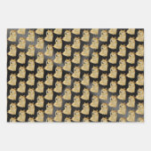 ドジョイン芝ラッピング紙シートバラエティTrio ラッピングペーパーシート (正面3)