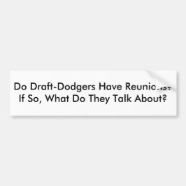 ドジ荷車を引くャーは懇親会を？でもしは… バンパーステッカー