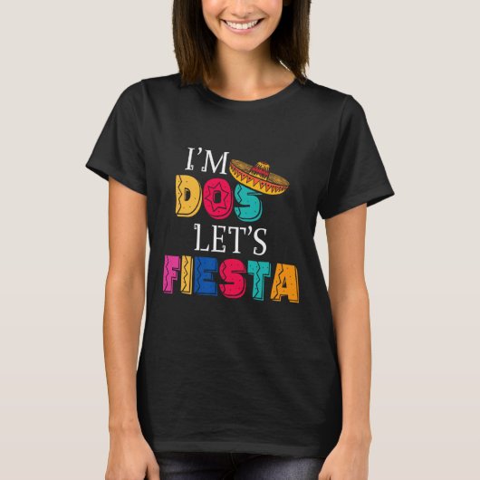 ドスだ!タコ・火曜日パーティー 2歳の誕生日おめでとう Tシャツ (正面)