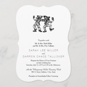 ドスアミゴスポサダカラベラ 招待状