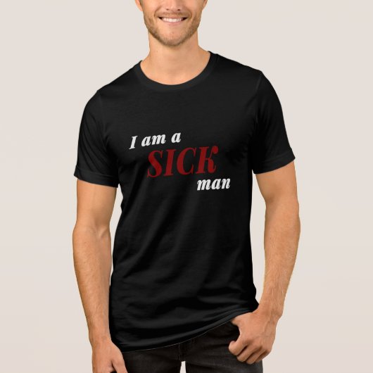ドストエフスキー 私は病人だ 地下室の手記の引用 トライブレンドＴシャツ (正面)