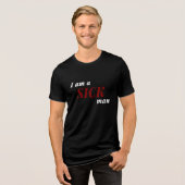 ドストエフスキー 私は病人だ 地下室の手記の引用 トライブレンドＴシャツ (正面全面)