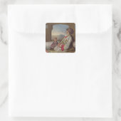 ドスト・マホメド（1793年～1863年）カウブル王とそのY王 スクエアシール (バッグ)