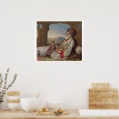 ドスト・マホメド（1793年～1863年）カウブル王とそのY王 ポスター (キッチン)