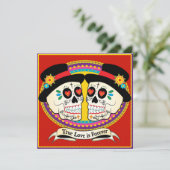 ドスノヴィオス（2グルームズ）スクエア招待状 招待状 (スタンド正面)