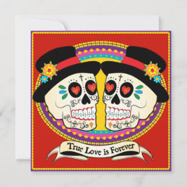 ドスノヴィオス（2グルームズ）スクエア招待状 招待状