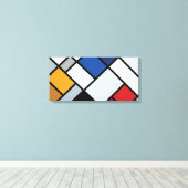 ドスバーグ – ディソンスのコントラ構成 キャンバスプリント (インサイチュ (ウッドフロア))