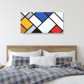 ドスバーグ – ディソンスのコントラ構成 キャンバスプリント (インサイチュ (寝室))