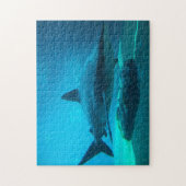 ドスメスジロザメ (Carcharhinus Obscurus) 、ウシャカ ジグソーパズル (縦)
