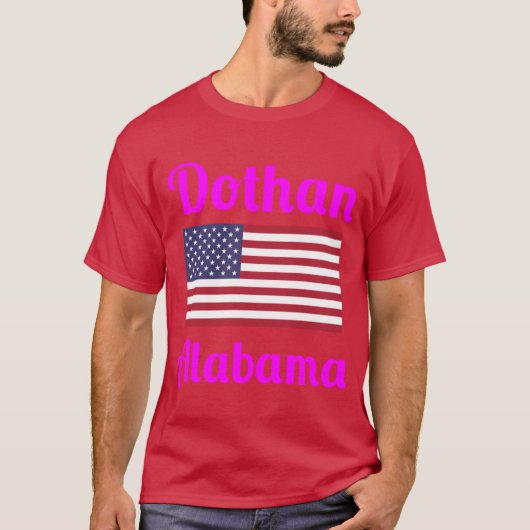ドタンアラバマスタイリッシュプリント2 Tシャツ (正面)