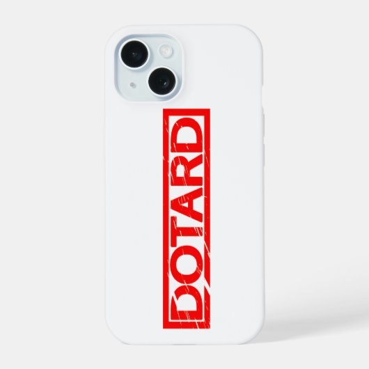 ドタードスタンプ iPhone 15ケース (裏面)