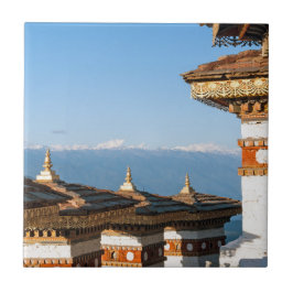 ドチュラ峠の夕日 – ヒマラヤのブータン タイル