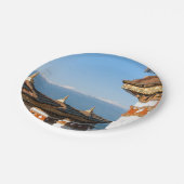 ドチュラ峠の夕日 – ヒマラヤのブータン ペーパープレート (アングル)