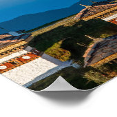 ドチュラ峠の夕日 – ヒマラヤのブータン ポスター (角)