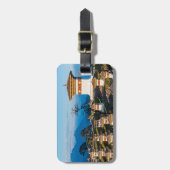 ドチュラ峠の夕日 – ヒマラヤのブータン ラゲッジタグ (正面縦)