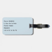 ドチュラ峠の夕日 – ヒマラヤのブータン ラゲッジタグ (裏面横)