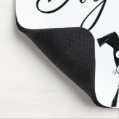 ドッおもしろいク熱狂するレディ マウスパッド (コーナー)