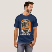 ドッおもしろいグクールムショットTシャツ – Pug with Attitment Tシャツ (正面フル)