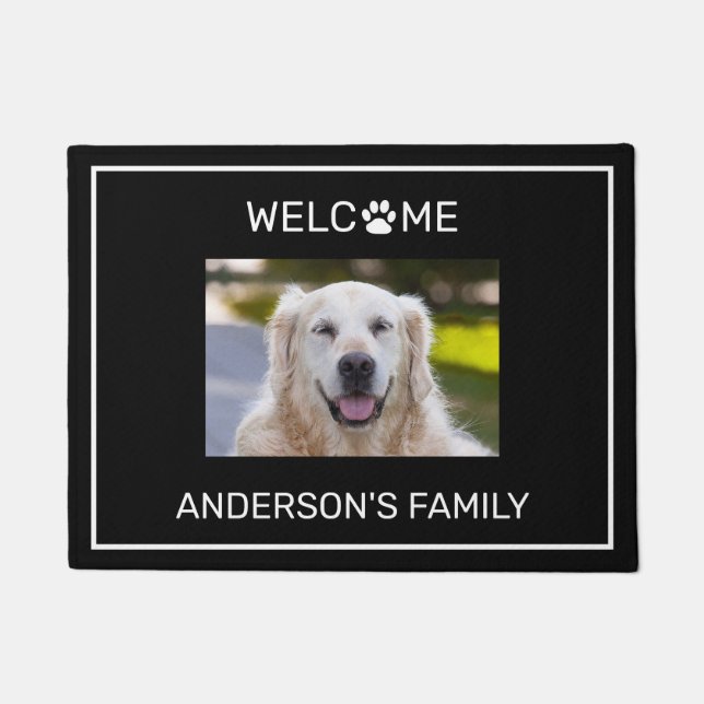 ドッカスタマイズグ写真の形式 ドアマット (正面)