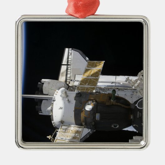 ドッキングされたソユーズ宇宙船 メタルオーナメント (正面)