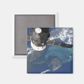 ドッキングされた進行22宇宙船 マグネット (正面/裏面)