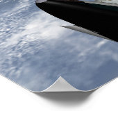 ドッキングしたシャトルのクローズアップ表示 ポスター (角)