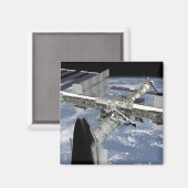 ドッキングしたシャトルのクローズアップ表示 マグネット (正面/裏面)