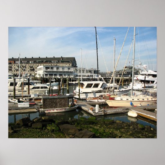 ドッキングしたボート ポスター (正面)