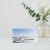 ドッキングしたボート 名刺 (スタンド正面)