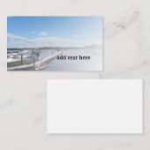 ドッキングしたボート 名刺 (正面/裏面)