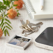 ドッキングした宇宙シャトルの後部 キーホルダー (側面)