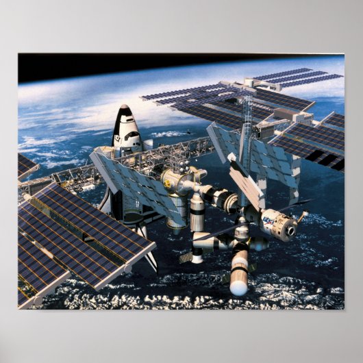 ドッキング宇宙シャトル ポスター (正面)