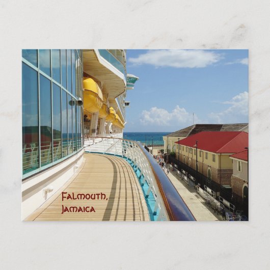 ドッキングFalmouthカスタム ポストカード (正面)