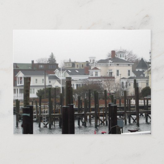 ドックから見たストーニントン ポストカード (正面)