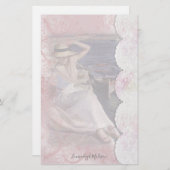 ドックの女 フェイクレース 便箋 (正面/裏面)