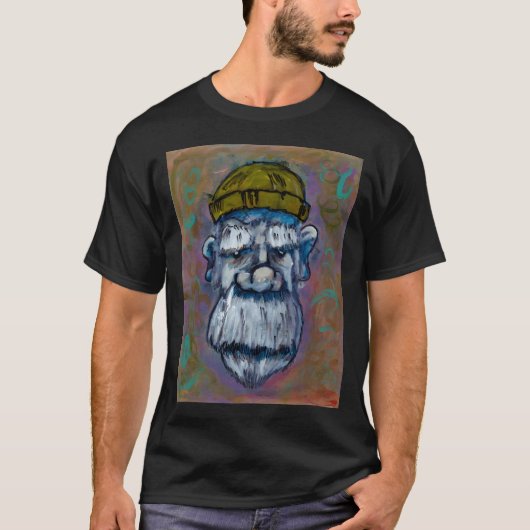 ドックの老人 Tシャツ (正面)